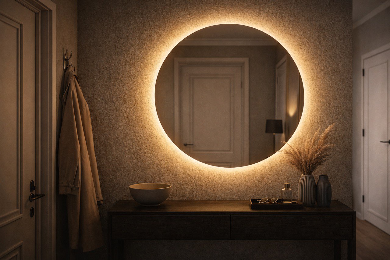 Зеркало с подсветкой на заказ в Ростове-на-Дону