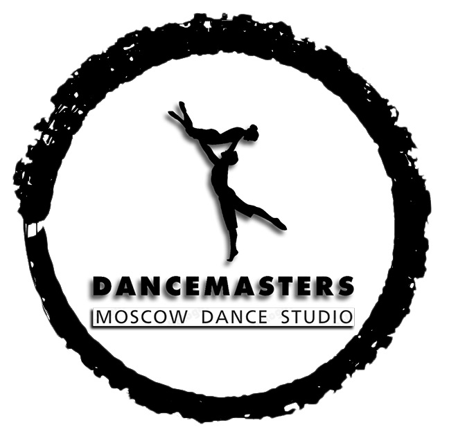 Логотип школы танцев DANCEMASTERS