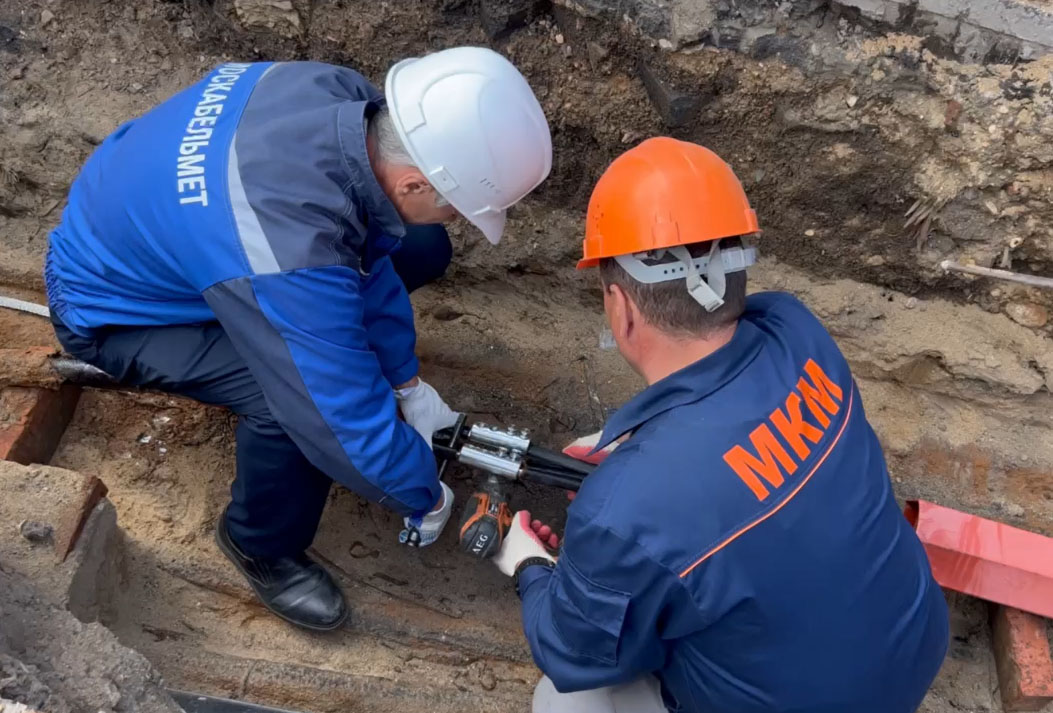 МОНТАЖ КАБЕЛЬНОЙ ЛИНИИ С ИСПОЛЬЗОВАНИЕМ МУФТ МАРКИ THE MYFTA