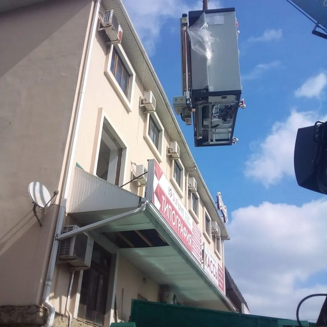 Такелаж печатного оборудования в стеснённых условиях.