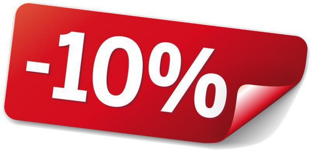 Скидка 10 % для новых клиентов