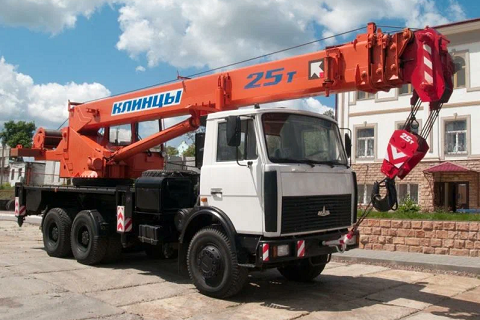 Аренда автокрана КС 55713 в Минске
