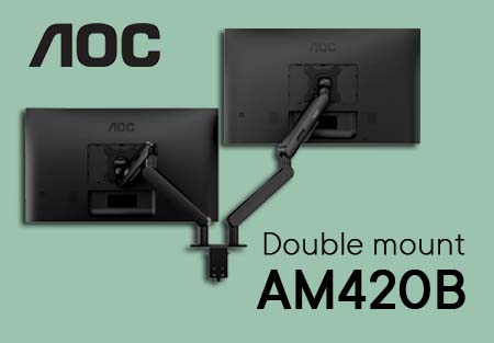 AOC AM420B крепление для 2 мониторов