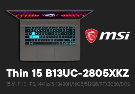 MSI Thin 15 B13UC-2805XKZ