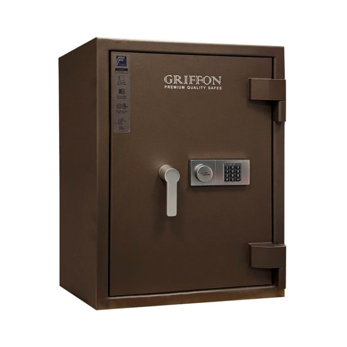 взломостойкий сейф Griffon CLE III.80.EW Combi Brown