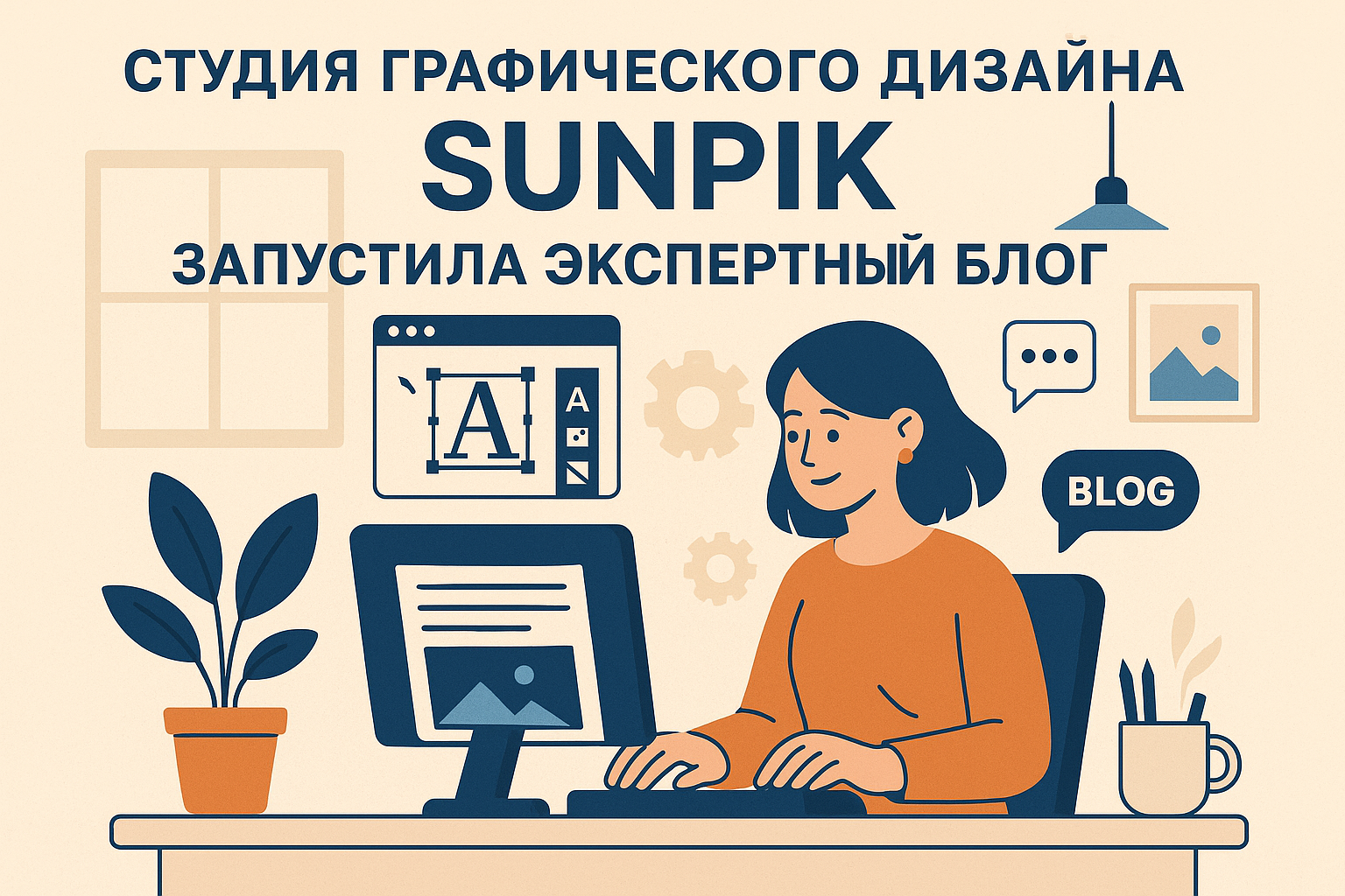 Иллюстрация к новости «Студия графического дизайна SUNPIK запустила экспертный блог».