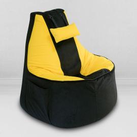 Геймерское кресло черно-желтое