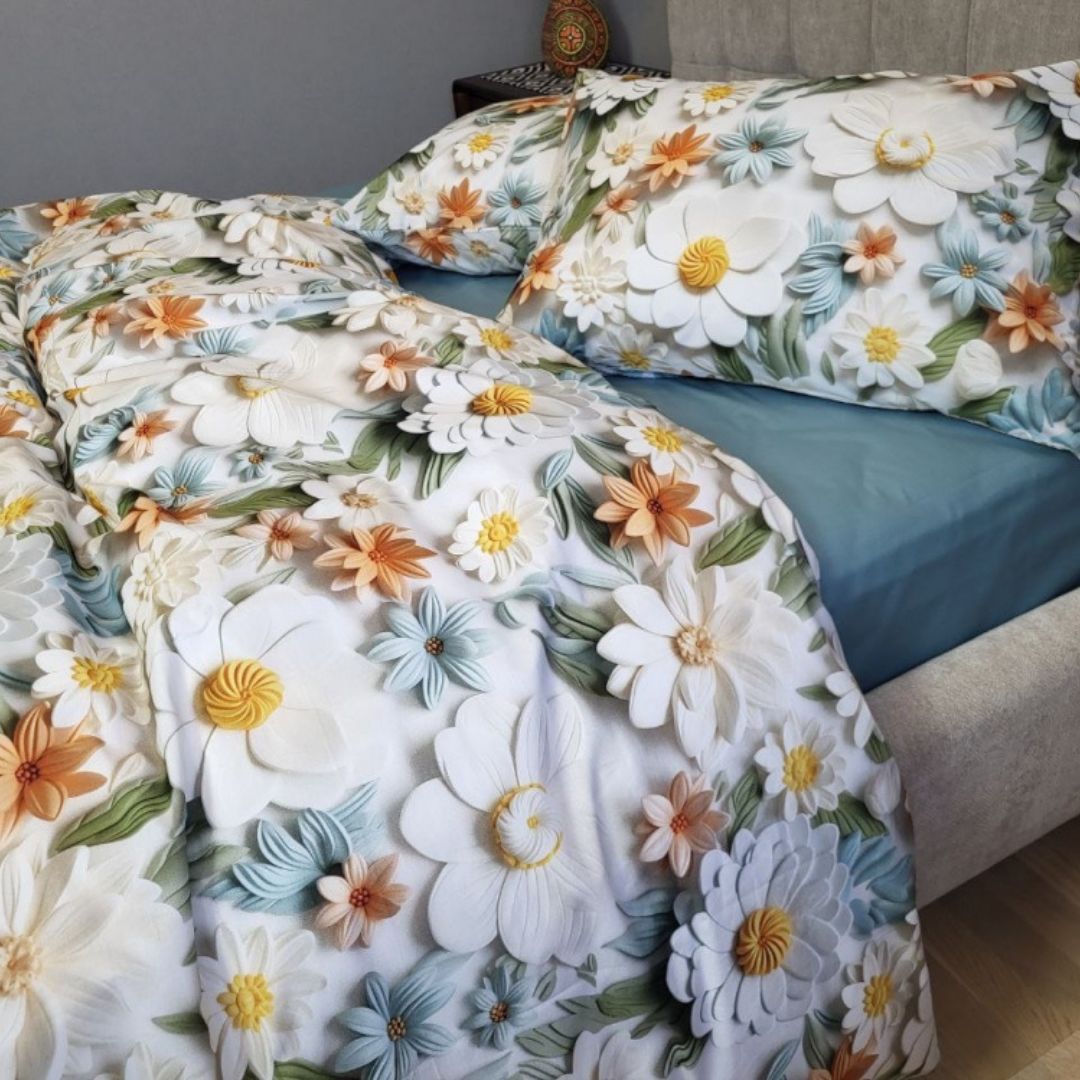 Постельное бельё Ромашки 5Д