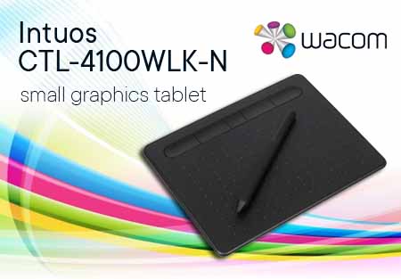 Wacom Intuos Small CTL-4100WLK-N