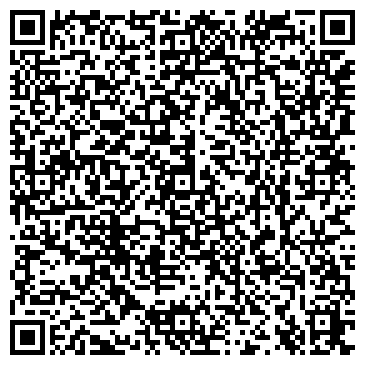 QR-код с контактной информацией организации Цезарь, сеть супермаркетов, Левый берег