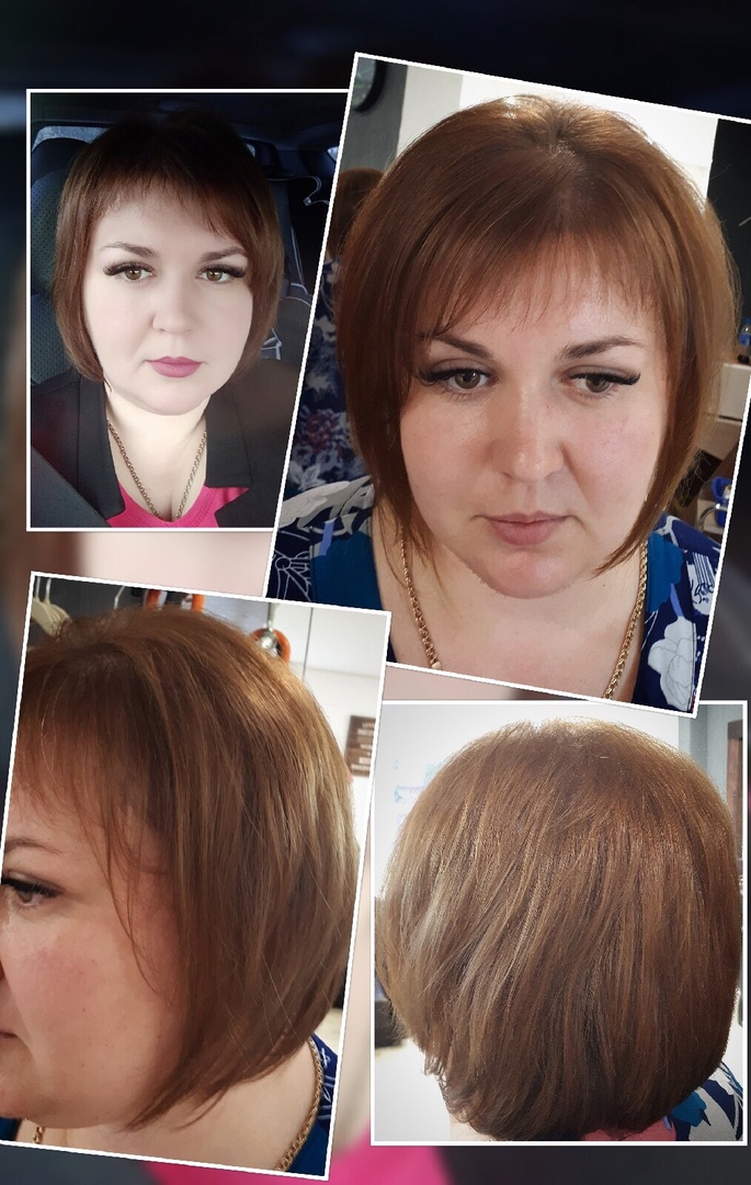 Прикорневой объем волос фото до и после на короткие